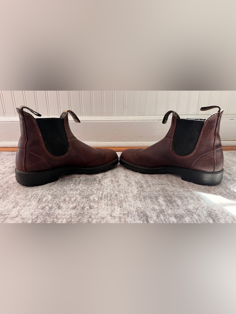Limited Edition Blundstone 150th Anniversary Chelsea Boots in Auburn Leather 7.5 - Picture 6 of 16